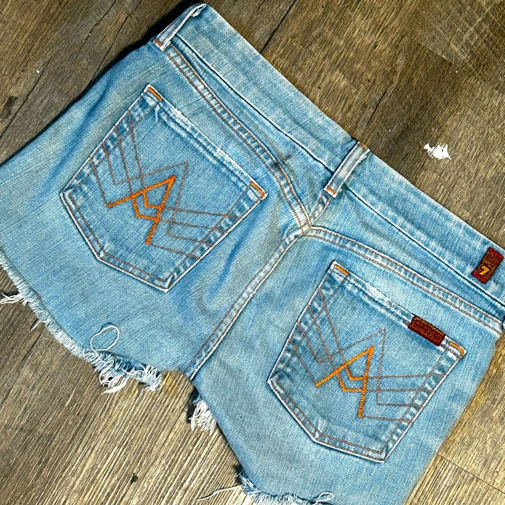 7 For All Mankind Jean Shorts